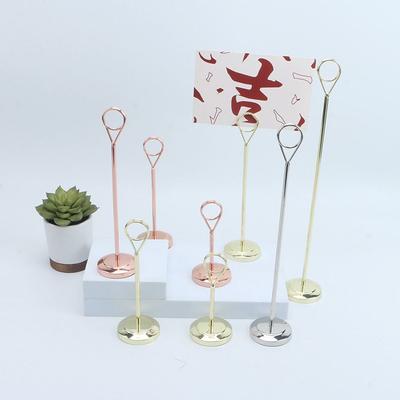 Elegant Place Card Holder Cute Note Clamp Stand Table Number Holder  Anniversary Celebration