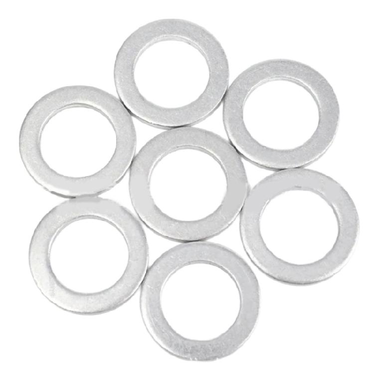 20Pcs Car Engine Bottom Oil Drain Plug Seal Washers Replacement Aluminum 14MM Seal Gaskets Auto Accessories