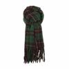 Women's Christmas Plaid Scarf - Autumn/Winter Korean-Style, Versatile Imitation Cashmere Shawl with Tassels