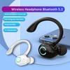 1SET S10 Drahtloser Business-Kopfhörer Ohrbügel Bluetooth 5.2 Headset mit Mikrofon HIFI Stereo Sprachsteuerung Kopfhörer Wasserdicht Geräuschunterdrückung