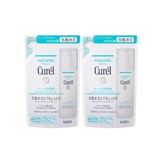 Set 2 Curel Moisturizing Lotion III Very Moisture Refill 130ml X