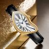 Neue unregelmäßige kreative Crash-Schmelz-Twist Y2K Uhr Herrenmode Trendy Retro Fortgeschrittenes Ins-Design Armbanduhr für Männer Reloj Hombre
