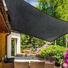 1pc Striped High-Density Breathable Sun Shade Net - Durable Plastic Outdoor Shading Fabric for Carport, Garden, and Corridor Cooling Canopy
