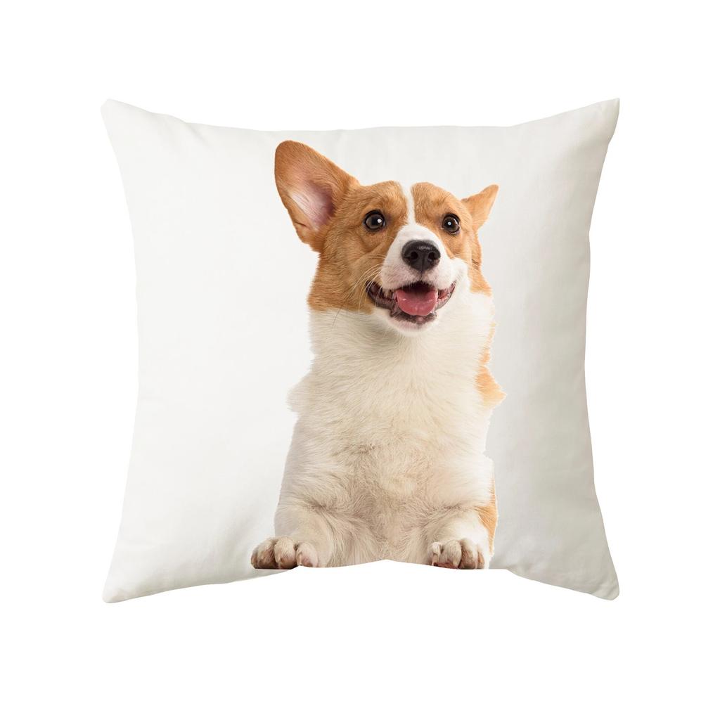 45x45cm Cute Cat Cushion Cover Polyester Throw Pillow For Bed Living Room Sofa Office Seat Car Kids  Decor Home