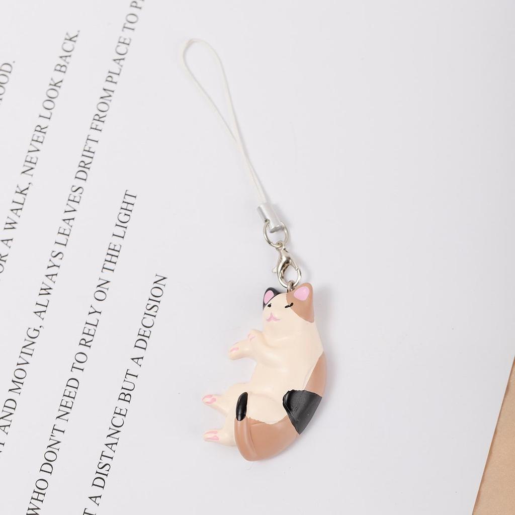Original Cute Cat Resin Keychain & Bag Charm Gift