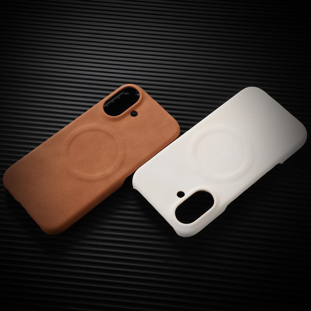 Suitable for Apple 16 Skin-like Sheepskin Magnetic Phone Cases, IPhone15 Half-pack 14promax13