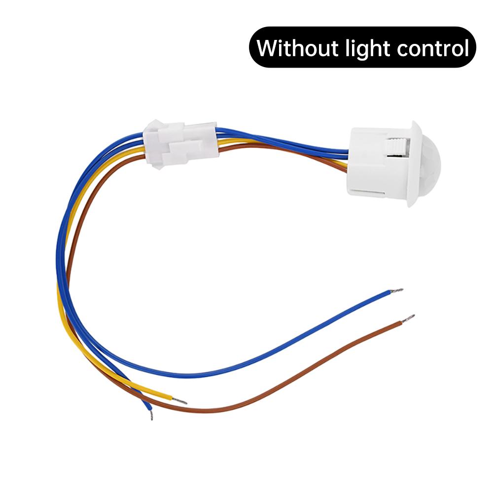 AC110-240V Автоматический датчик движения ИК-сенсор LED PIR Мини-светильник ночник Чувствительный для помещений и улицы