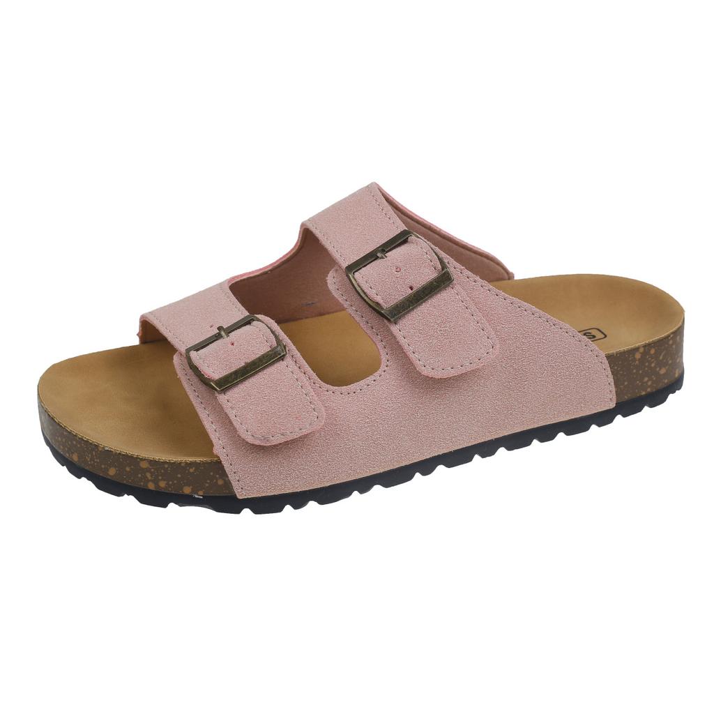 Thick-bottomed Boken slippers women's summer wear 2025 new fairy Mori retro flat sandals