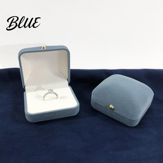 Desktop Jewelry Organizer Metal Gift Anti-Scratch Lining Velvet Box Case Pearl with Golden Box