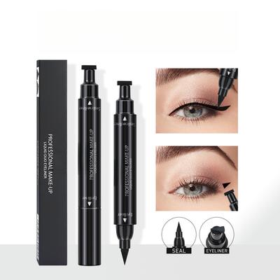 Double Head Wing Seal Eyeliner Waterproof Liquid Eyeliner Natural Stereo Sleeper Silkworm Shadow Pen Quick-drying Long-lasting Setting Makeup