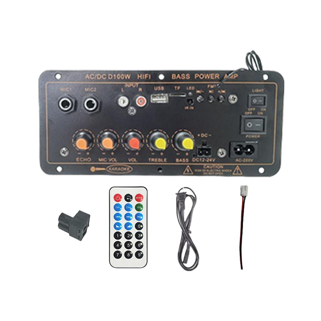 Bluetooth-compatible Amplifier Board With Sound Radio Subwoofer For Karaoke Home Car Automotive Home Theater