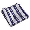 Men's Striped Jacquard Pocket Square for Weddings and Business Suits
