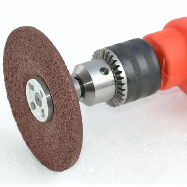 M11 Electric Drill Converter Spindle Adapter Polished Connecting Rod Hand Tool With Flange Nut+Wrench Wood Metal Angle Grinder