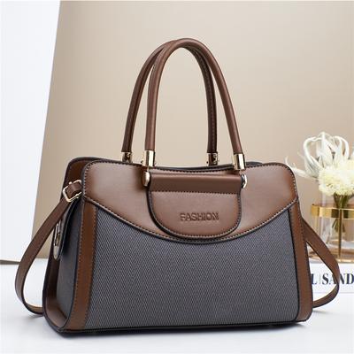 New Splicing Contrasting Color Pillow Bag High Value Large Capacity Handbag Fashion Simple Multi-functional Crossbody Bag Trendy