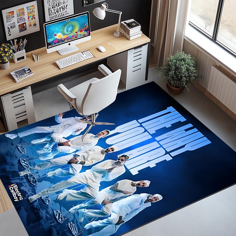 Electric Callboy Pattern Rug, Indoor/Outdoor Mat, for Picnic, Gameroom, Bedroom, Office, Living Room, Home Decor Carpet, Birthday Gift