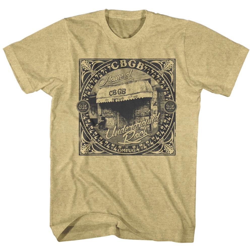 

CBGB OMFUG Men s T Shirt NYC Storefront 315 Bowery Punk Rock Vintage Music Merch 2XL