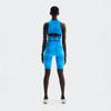 Na Studio Crop z odkrytymi plecami Oddychający Lekki Wygodny Sportowy Tank Damskie Top Light-Blue 1WF10500018