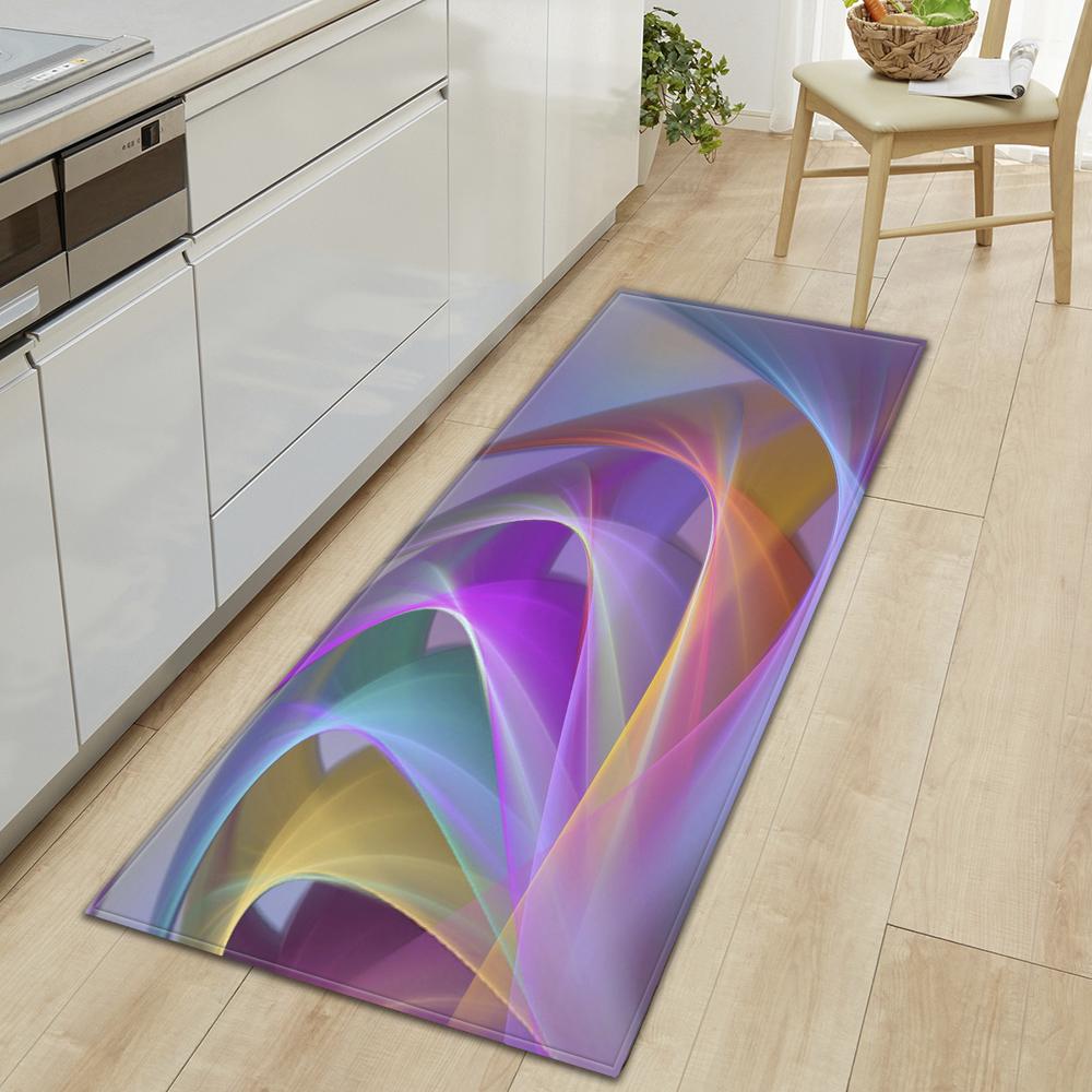 Kitchen Mat Entry Door Mat Living Room Bedroom Floor Carpet Corridor Bathroom Door Non-slip Floor Mat