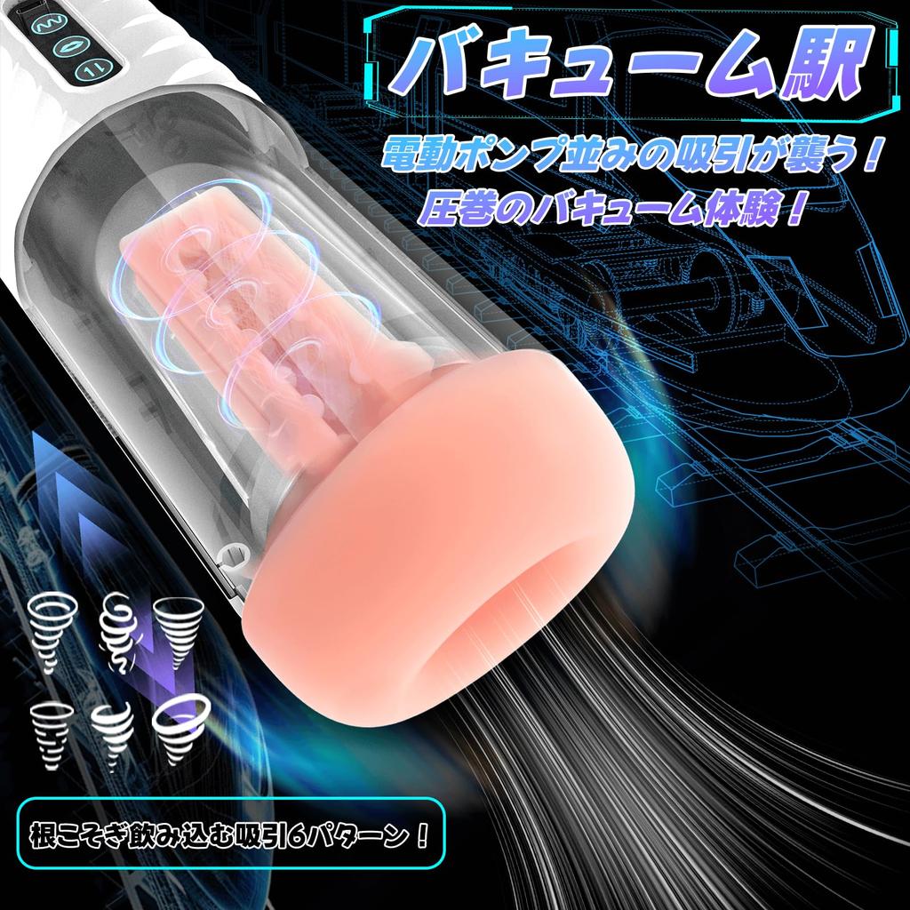 Elektrisches Onahole Onahole Hauptlinie Hochgeschwindigkeitsvergnügen 360 Mal pro Minute Hochgeschwindigkeitspiston Onahole Beliebt 5 Arten von Piston 6 Arten von Saugung 10