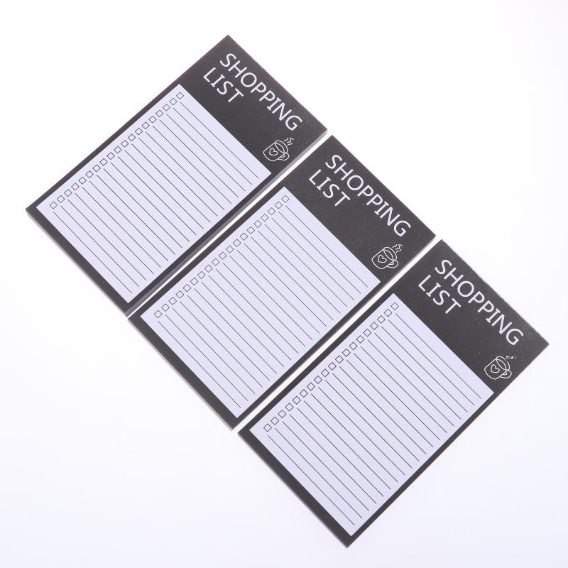 פנקס תזכורות מגנטי לוח הודעות למקרר פנקס קריעה נייד מתכנן תזכורות רשימת קניות לבית משרד בית ספר