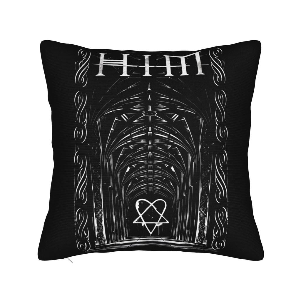 Him Heartagram Gold Pillow Cover Soft Cushion Cover Novelty Pillow Case For Couch Sofa Bedroom