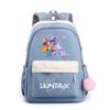 Kpop Printed Casual Schoolbag For Middle And High School Students, Large Capacity Personalized Trend Letter Backpack