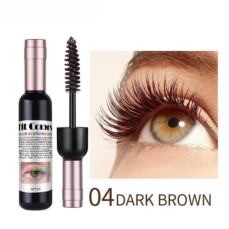 1PC Colorful Eyelash Mascara EyeLashes Extension Curling Lengthen White Purple Cosplay Makeup Glitter Point Diamond Mascara