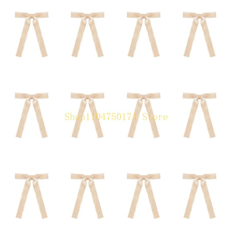 Elegant Velvety Twist Bowknot Christmas Tree Ornament Velvety Holiday Decors For Festival Home Office Decors top sale