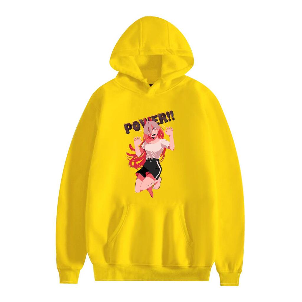 New Fashion Chainsaw Man Hoodies Cartoon Printed Sweatshirts Casual Long Sleeve Tops for Men Women