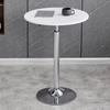 Height-Adjustable Round Laptop Side Table