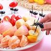 12 PCS Ants Food Fruit Picks Decoration Ant Shape Forks Snack Cake Dessert Tableware for Home Kitchen Party Dinner Fruit Pick