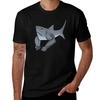 Buff Shark With Arms Tshirt Lightweight Casual Summer Tshirt