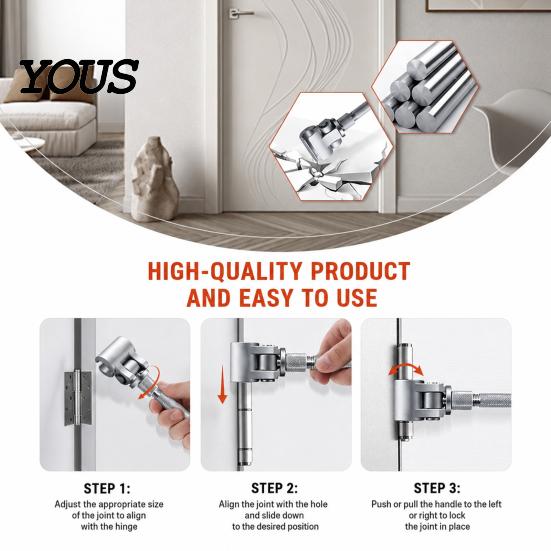 Door Sagging Correction Wrench Hinge Adjustment Wrench, Precision Cabinet & Alignment Tool, Industrial Grade Tool Heavy-duty Repair Stainless