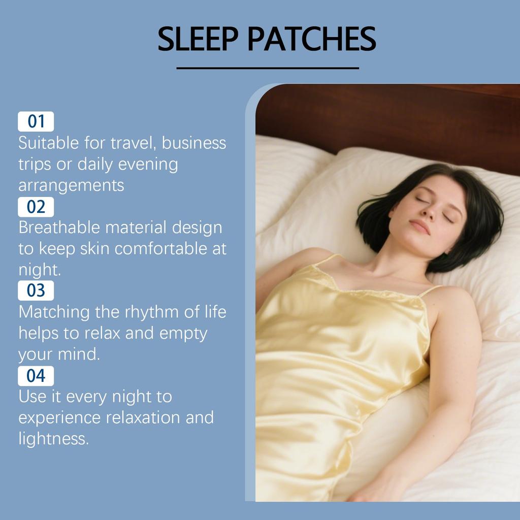 Plaster na sen, Plaster na zdrowy sen, Plaster na bezsenność, Plaster na sen, Plaster na głęboki sen, 30 plastrów