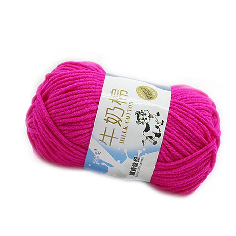 50G Milk Cotton Yarn Super Soft Skin Care Cashmere Blend Warm Easy Care Tumble Dry Normal for Knitting Crochet Accessories and