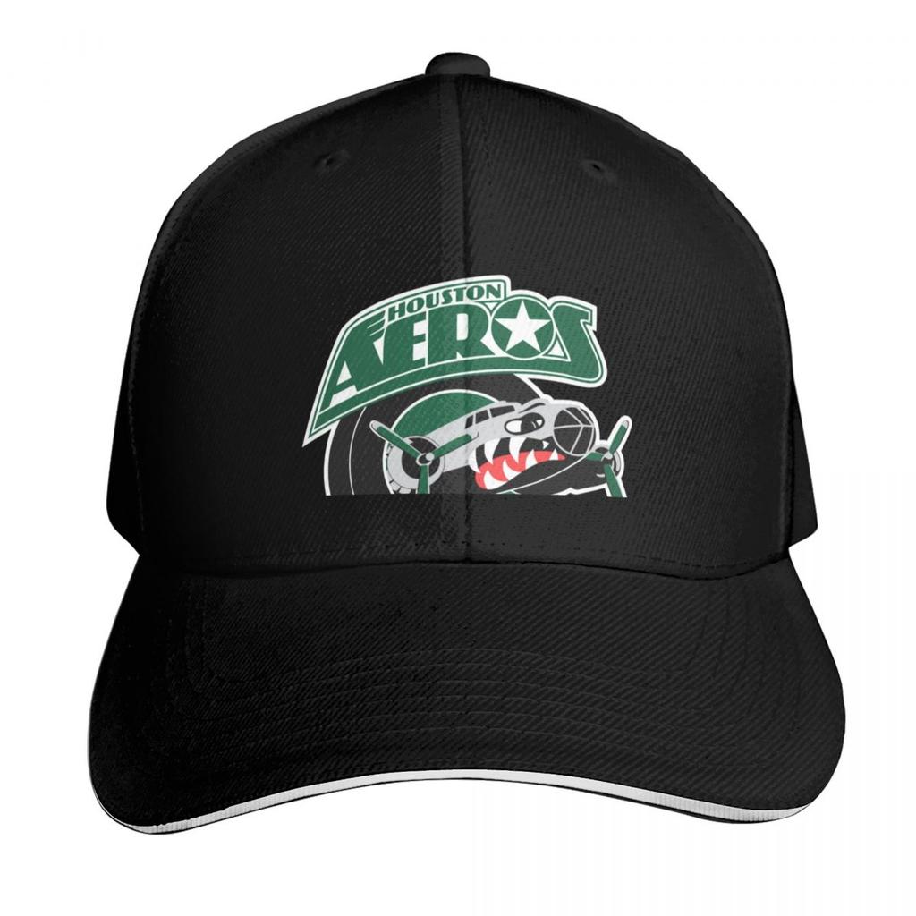 Houston Aeros Classic TShirt Baseball Cap Wild Ball Hat Snap Back Hat New Hat Cosplay Unisex Womens