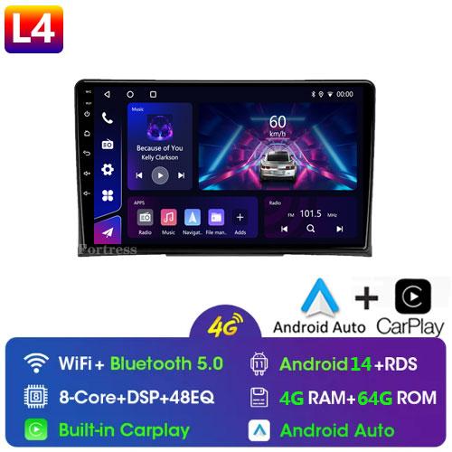 Radio Auto Multimedia Player 9 inch Sistem Android pentru Volkswagen Multivan T5 2003 - 2015 Navigație GPS Ecran Split Bluetooth