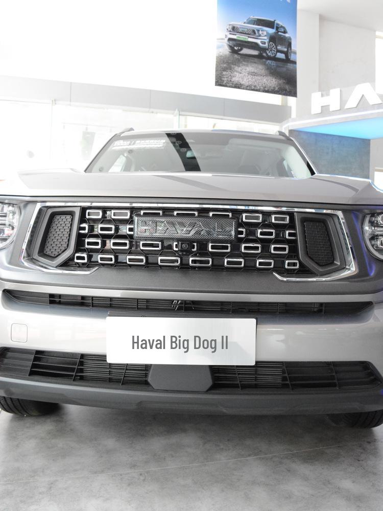 Haval 2. Gen Big Dog PHEV H6 Kohlefaser-Emblemabdeckungen (Vorne hinten)