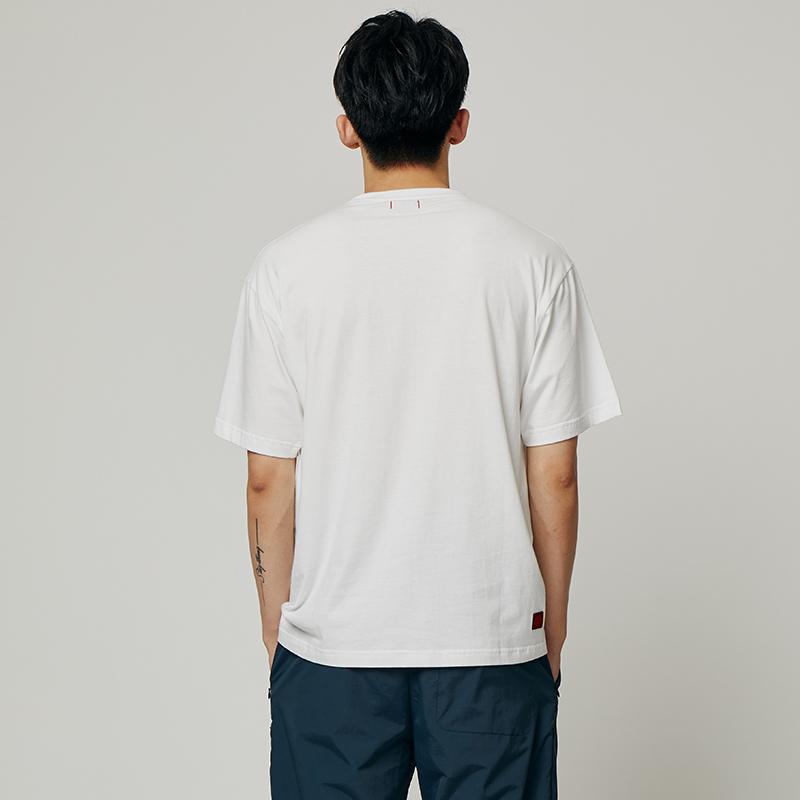 CLOT T-Shirts Men's White Crew Neck Moderate CLTE20STM114-WH