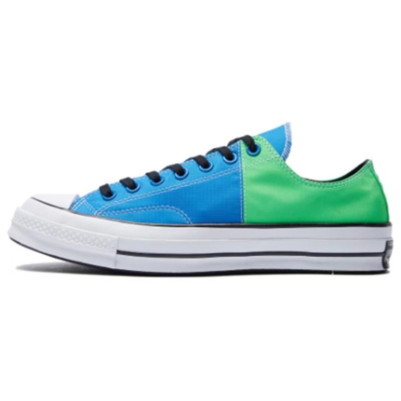 

Converse Chuck Taylor All Star 70 Ox Retro Casual Patchwork Low-top Canvas Shoes Unisex Blue Green 45