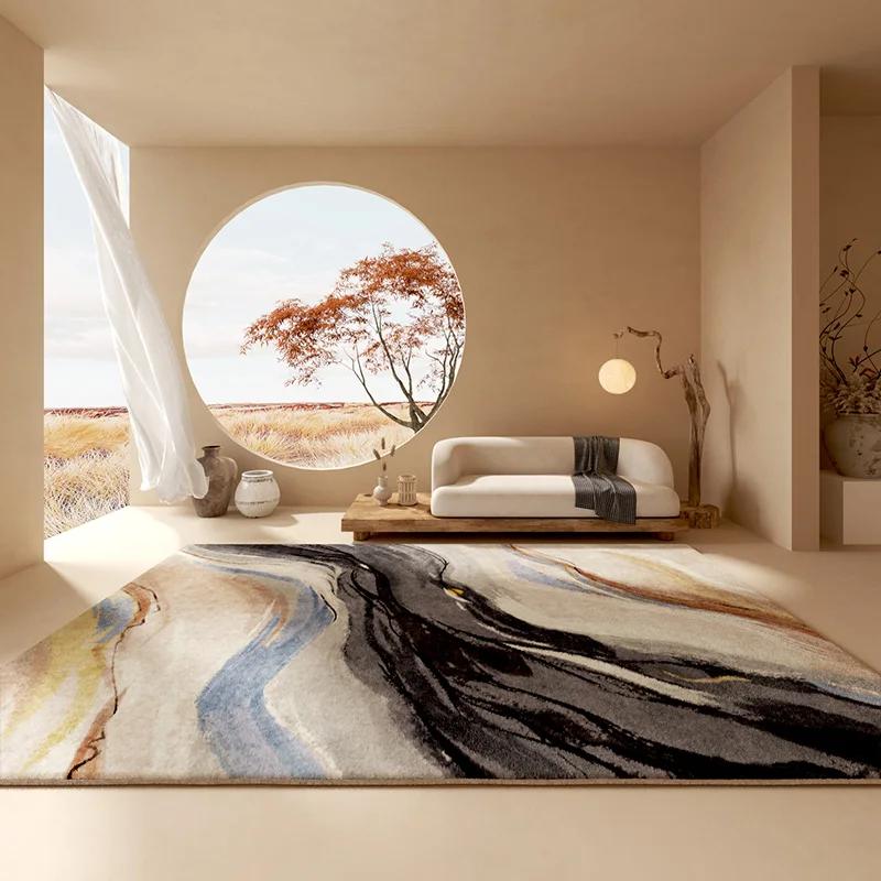 Light Luxury Carpets for Living Room Large Area Bedroom Decor Plush Carpet Thick Anti-slip Lounge Floor Mat Home Fluffy Soft Rug