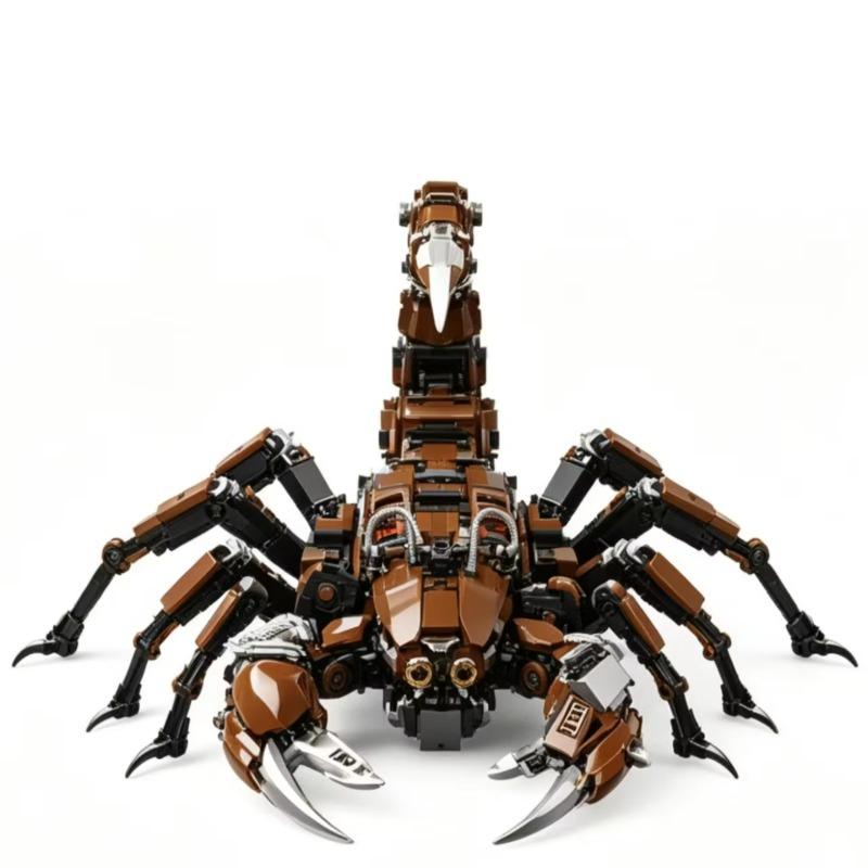 Auf Lager Steampunk Mechanischer Skorpion Bausteine Hoher Schwierigkeitsgrad Gehirnfördernder Zusammenbau Mecha Modell Jungen Spielzeug Geburtstagsgeschenk