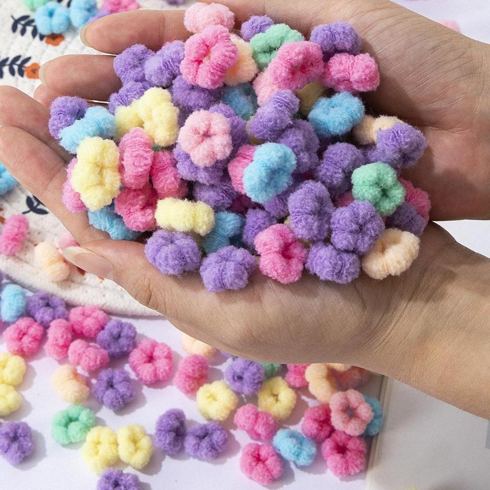 100/200 Stück Haarschmuck für Mädchen Bunte elastische Haargummis Geeignet für Party Urlaub Haarstyling Perfekte Geschenke für Mädchen