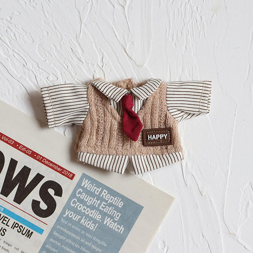 

Для 17 см Кукольная одежда Лабубу Модная одежда Толстовки Кукольная одежда Цветовые толстовки Кукольные аксессуары Милые украшения Маленькая одежда