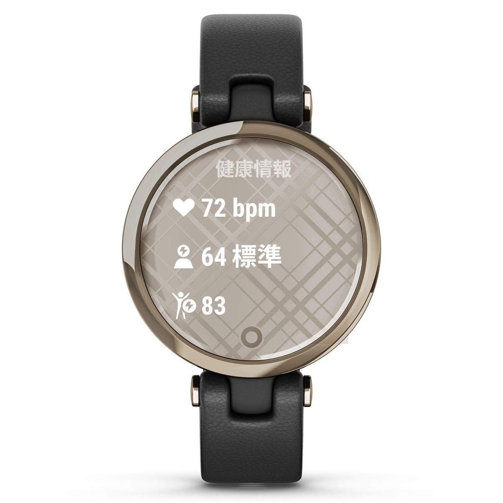 GARMIN Lily Classic Black Gold Small kůže/krém