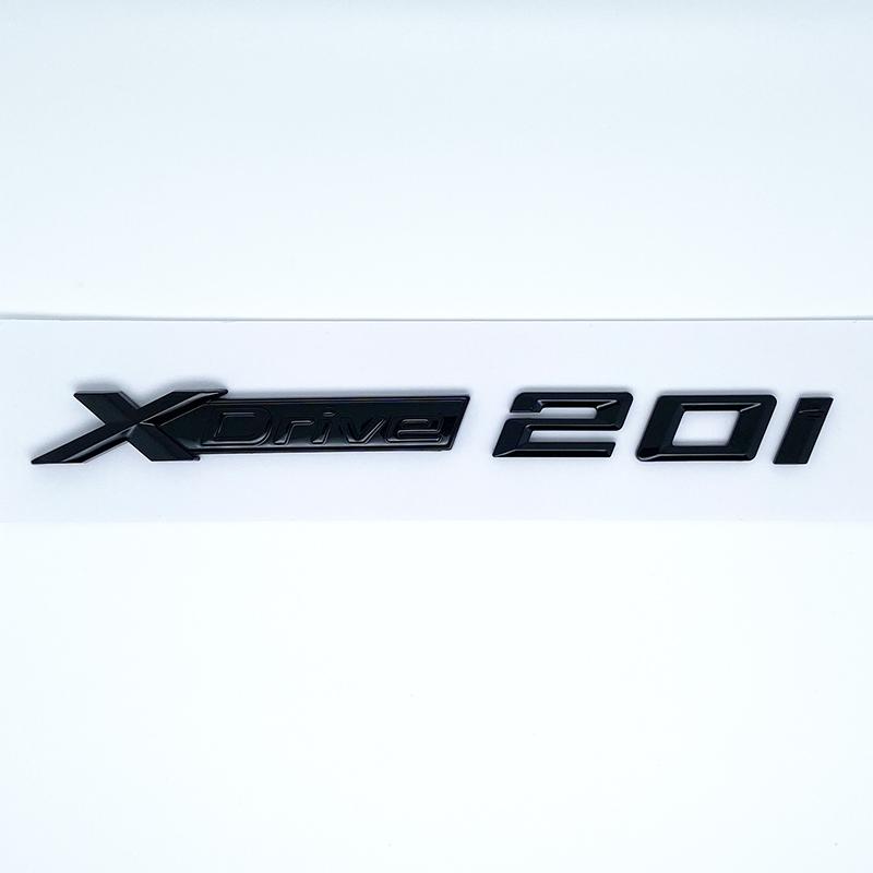 3D ABS XDrive Emblem Car Fender Rear Trunk Sticker X Drive 20d 20i 23d 23i 25d 25i 28d 28i For BMW X1 X2 X3 X5 X6 X7