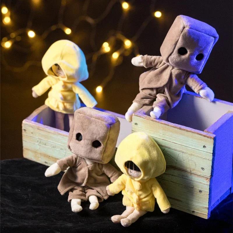 Anime Little Nightmares Plush Toy Cartoon Six Nomes Box Plushie Figure Adventure Game Stuffed Dolls Fan Collection Xmas Gifts