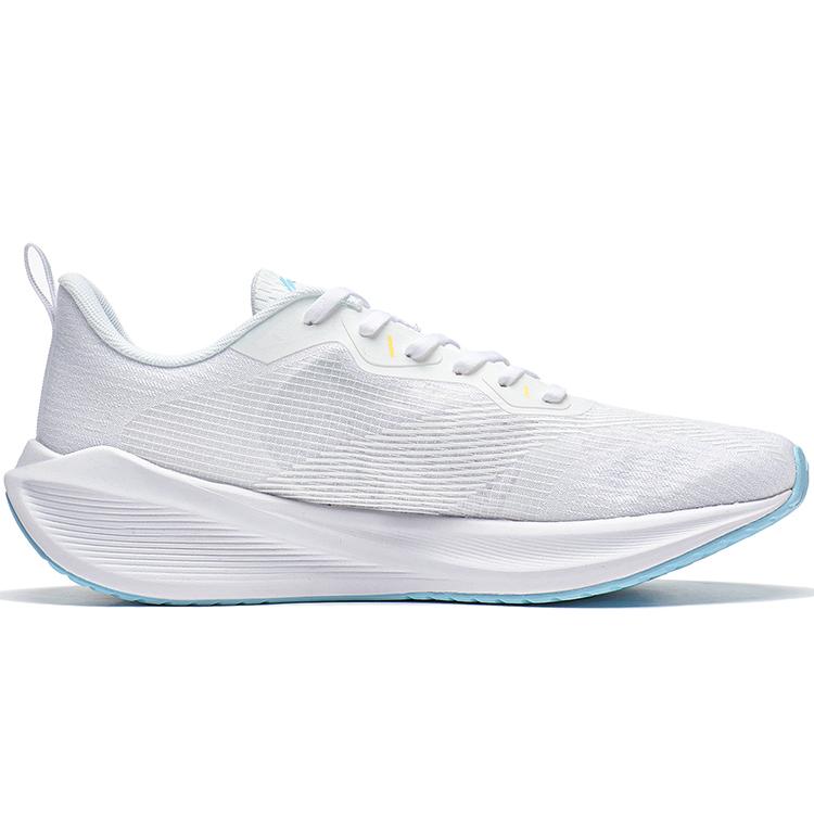 Li Ning Wuyue Cushioning Slip Resistant Abrasion Resistant Breathable Low top Casual Running Shoes Men's White ARST003-1