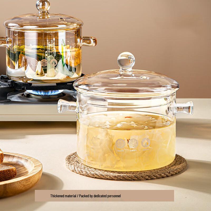 Tinle High Borosilicate Glass Stew Pot
