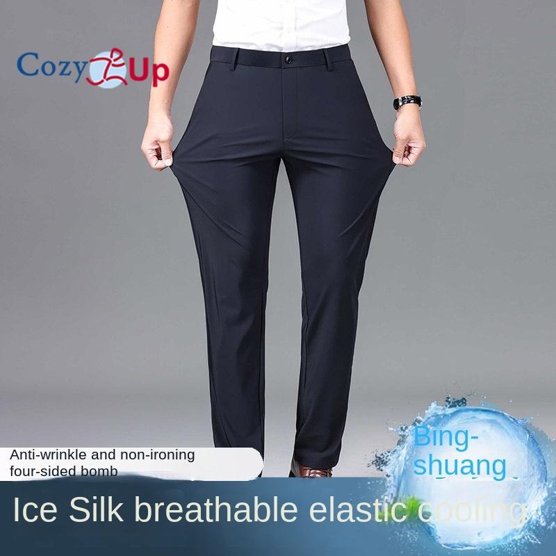 Уютные высокоэластичные повседневные брюки с вышивкой — фото 4